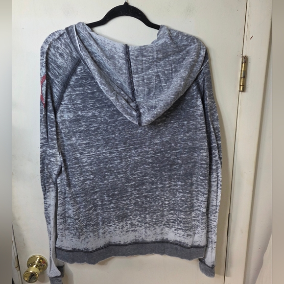 Disneyland Resort Mickey Mouse Gray Lightweight Sweatshirt Hoodie Estimate Size - Picture 2 of 5